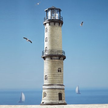 Phare solaire « Warnemünde »
