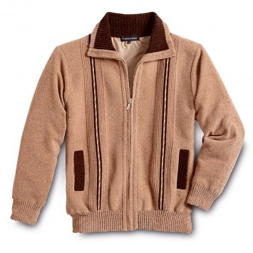 Cardigan en maille chenille