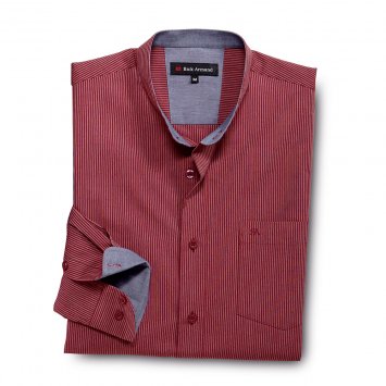Chemise moderne à col montant
