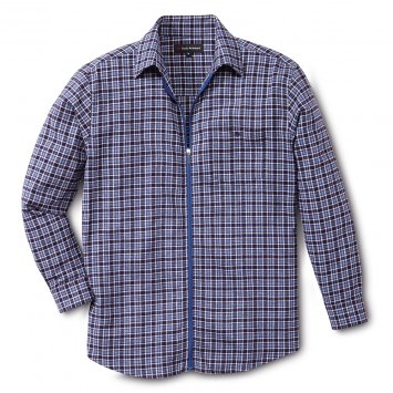 Chemise de flanelle zippée