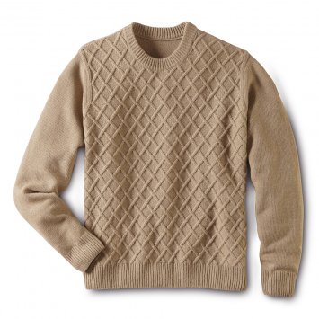 Pull élégant à motif structuré