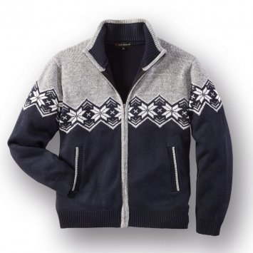 Cardigan style norvégien
