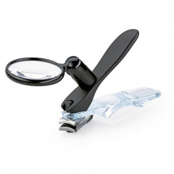 Coupe-ongle pivotante avec loupe