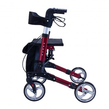 Rollator 4 roues en aluminium