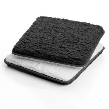 Lot de 2 coussins de chaise en laine vierge