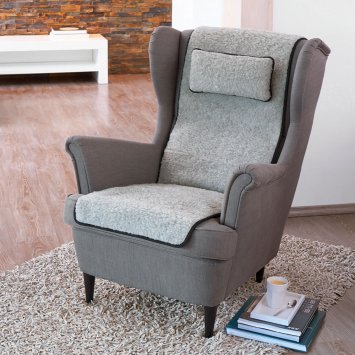 Protège-fauteuil en laine vierge