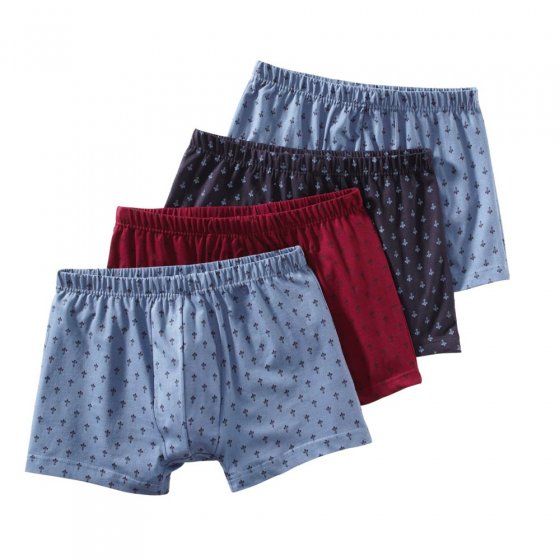 Lot de 4 boxers coton 