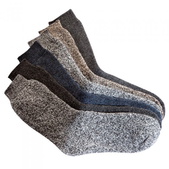 Thermo-Moulinée-Socken 