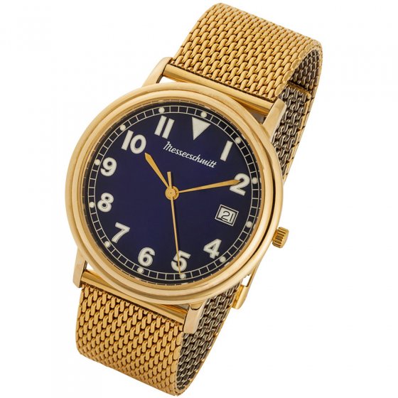 Montre homme plaqué or  "Golden Baron" 