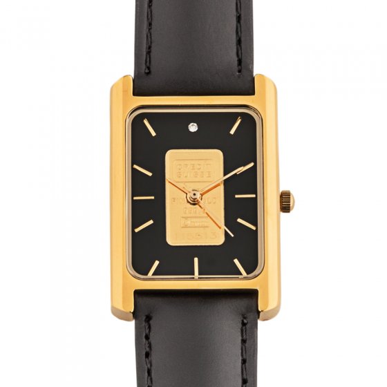 Montre lingot d'or et di.Homme 