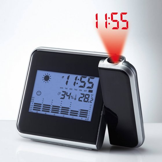 Votre cadeau: Station météo avec horloge à projection