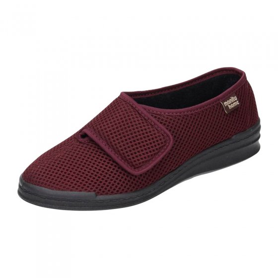Chaussons femme à patte auto-agrippante 39 | Rouge