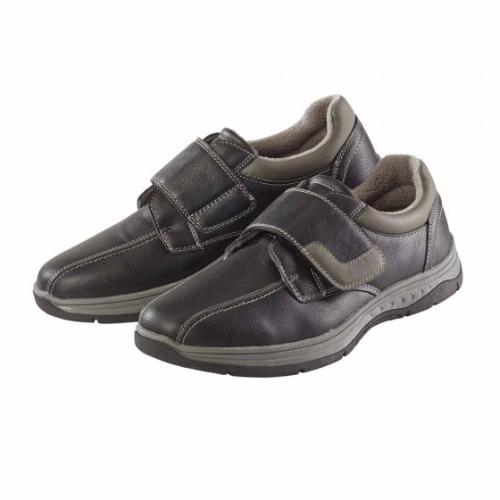 Chaussures à velcro avec doublure chaude 