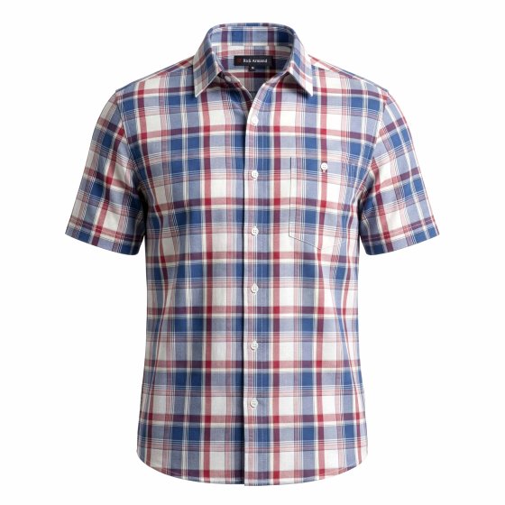 Chemise à carreaux facile d'entretien 3XL (47/48) | Rouge