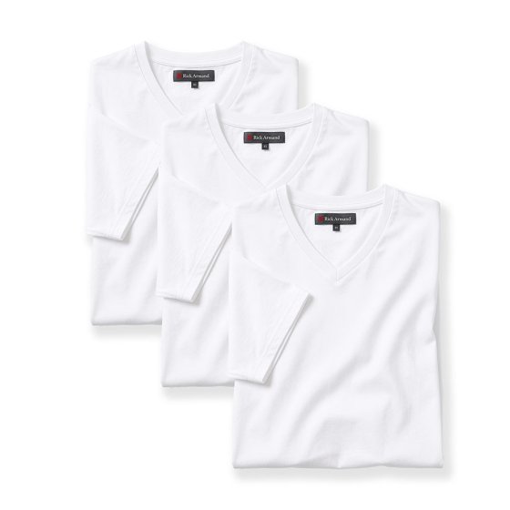 Lot de 3 t-shirts unis 