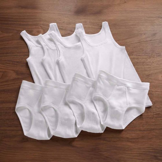 Slips fines côtes 3XL (58/60) | Blanc