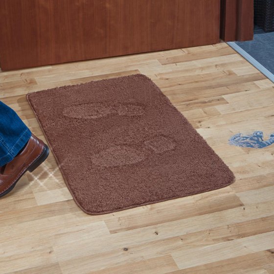 Tapis d'entrée paillasson très absorbant en microfibres