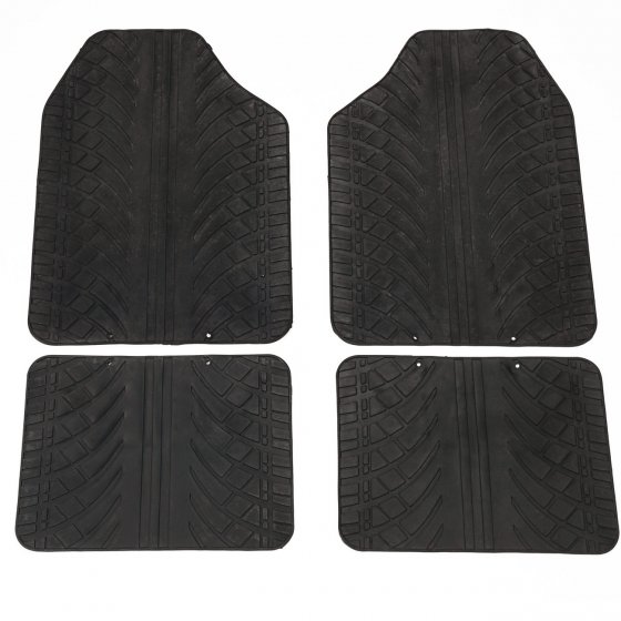 Tapis de voiture aspect pneus 