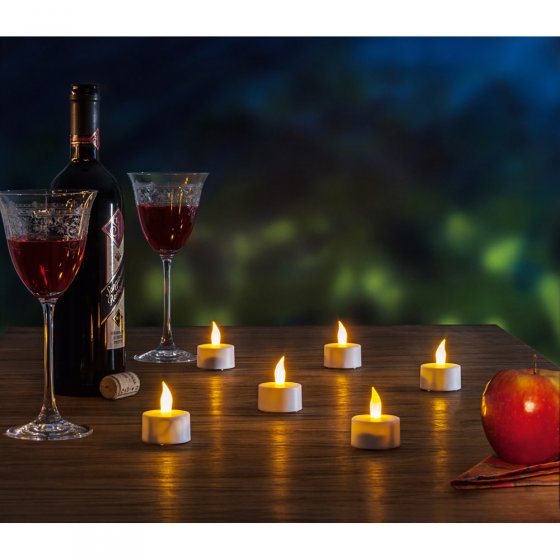 Bougies chauffe-plat avec chargeur solaire