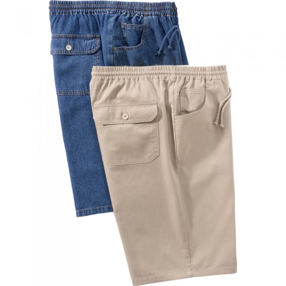 Bermudas confort Lot de 2 