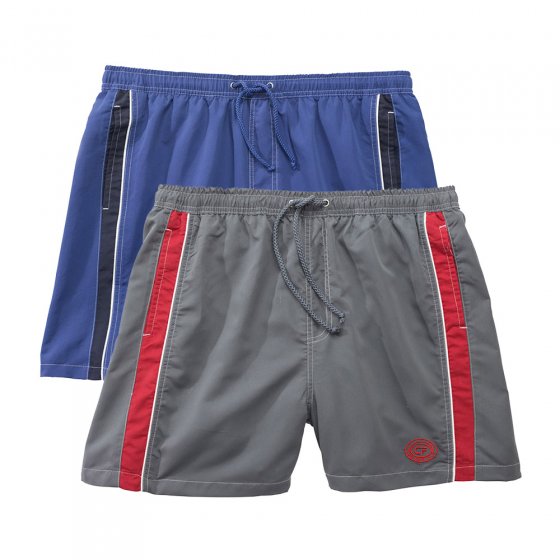 Short d.bain en microfibre l.2 XXL | Bleu#Marine#Anthracite#rougefoncé