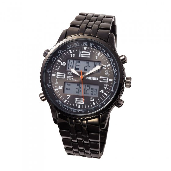 Votre cadeau : Chronographe multifonction  "Graphite" 