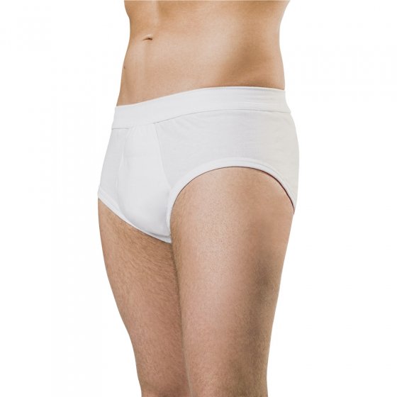 Slip d’incontinence pour hommes S (5) | Blanc