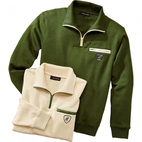 Sweater thermique M | Set (Beige+Sapin)