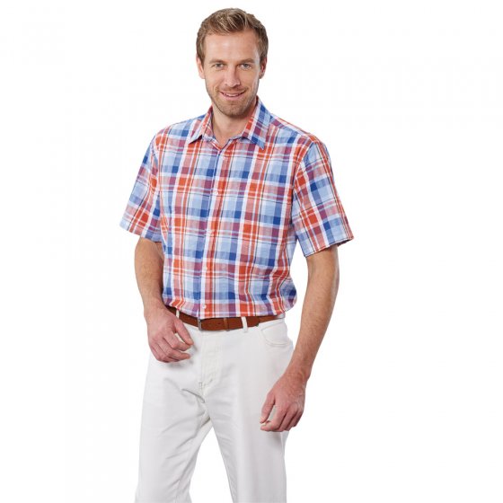 Chemise "Madras" en seersucker 