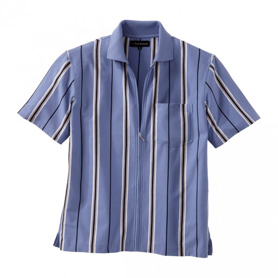 Chemise zippée en jersey 