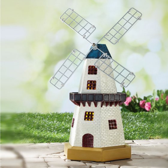 Lampe solaire moulin 