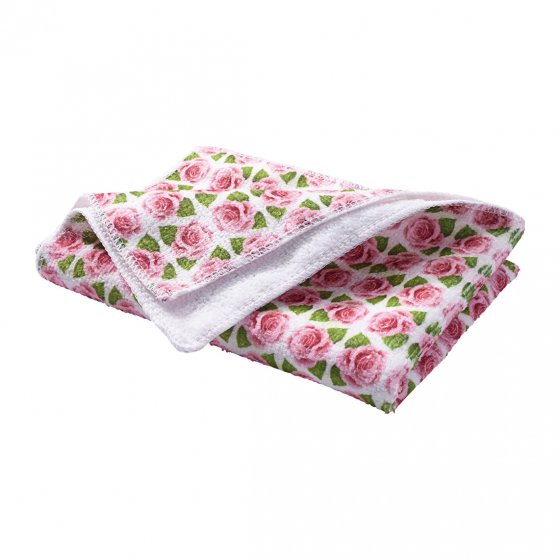 Torchon microfibre  "Rose" Lot de 10  