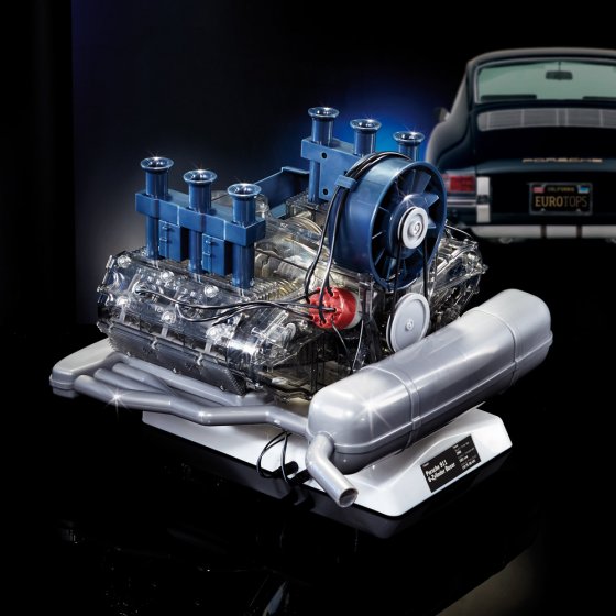 Maquette de moteur Porsche 6 cylindres à plat 