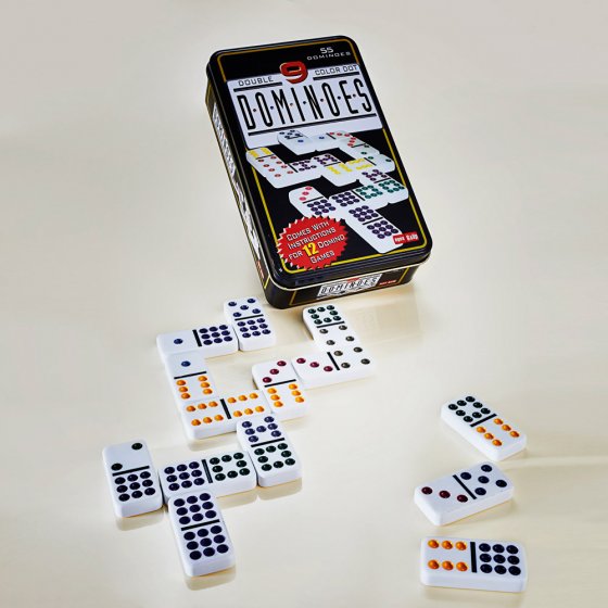 Grand jeu de dominos double 9 