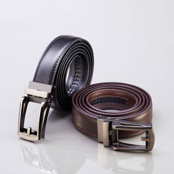 Ceinture automatique ajustable en continu  | Marron