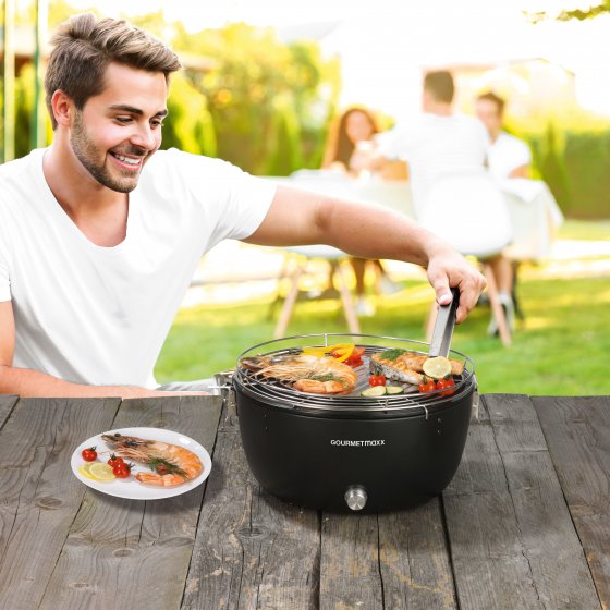 Barbecue sans fumée à charbon de bois 