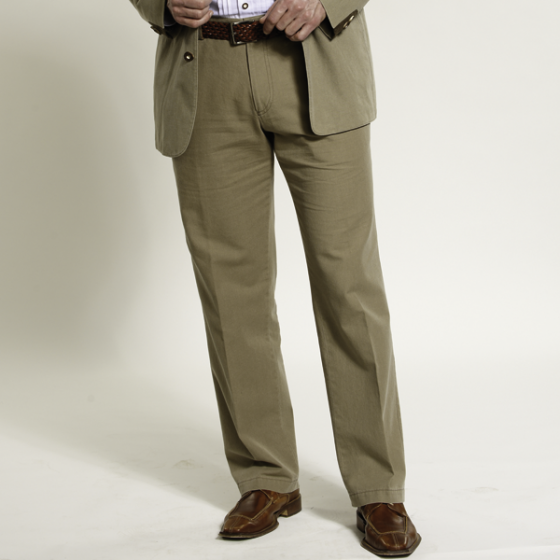 Pantalon en lin style „gentleman farmer“ 