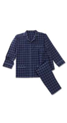 Pyjama en flanelle bleu 