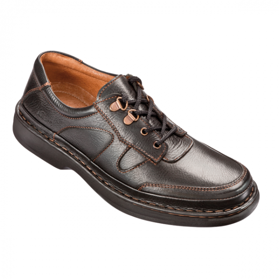 Chaussures à lacets confortables Noir pour homme