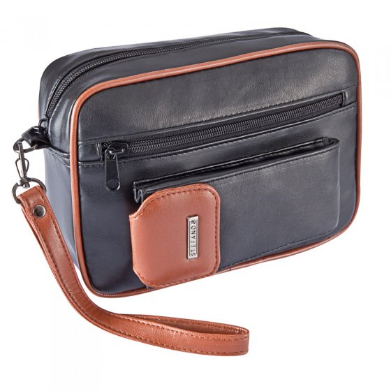 Pochette homme en cuir d‘agneau nappa
