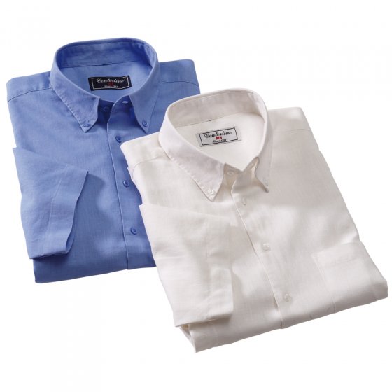 Lot de 2 chemises en lin