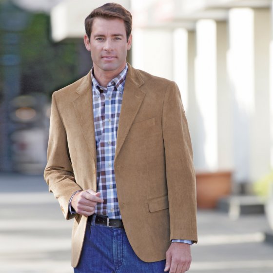 Veste velours infroissable 