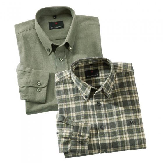 Chemises en flanelle pur coton