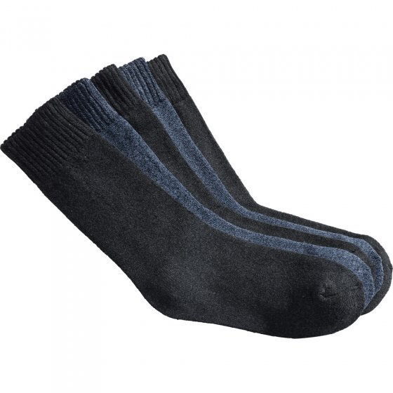 Chaussettes cot.moul.L.5,43/46 43/46 | Grischiné#Marinechiné