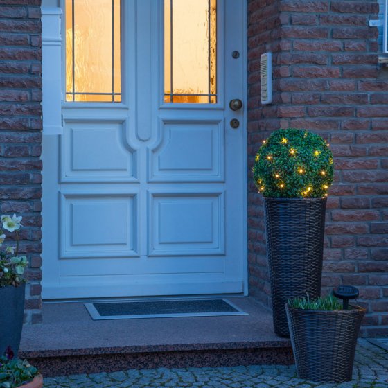 Boule de buis solaire à LED