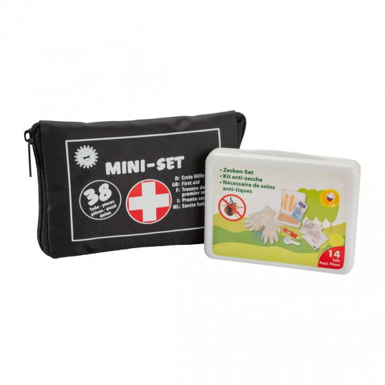 Kits premiers secours et anti-tiques