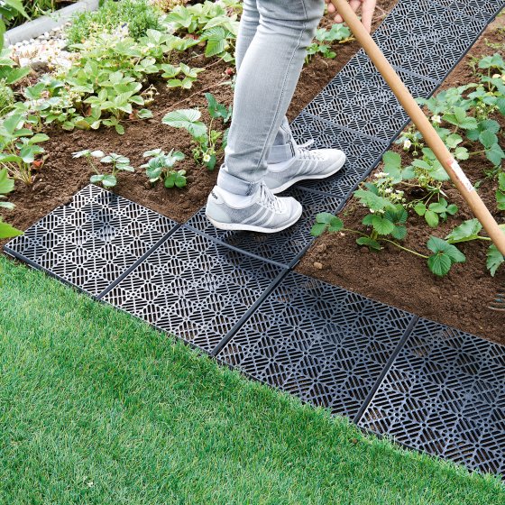 Carreaux de jardin en plastique Lot de 10  