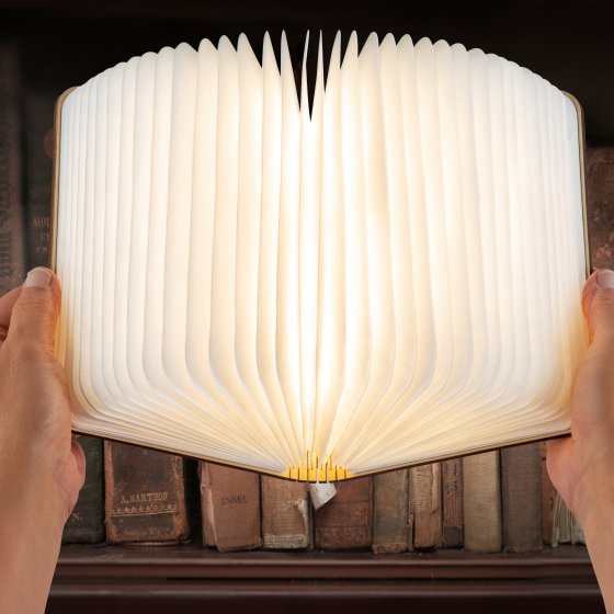 Lampe LED pliante en forme de livre 