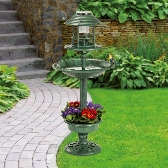 Vasque solaire pour oiseaux
