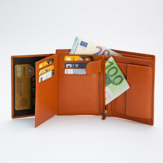 Portemonnaie de sécurité en cuir buffle